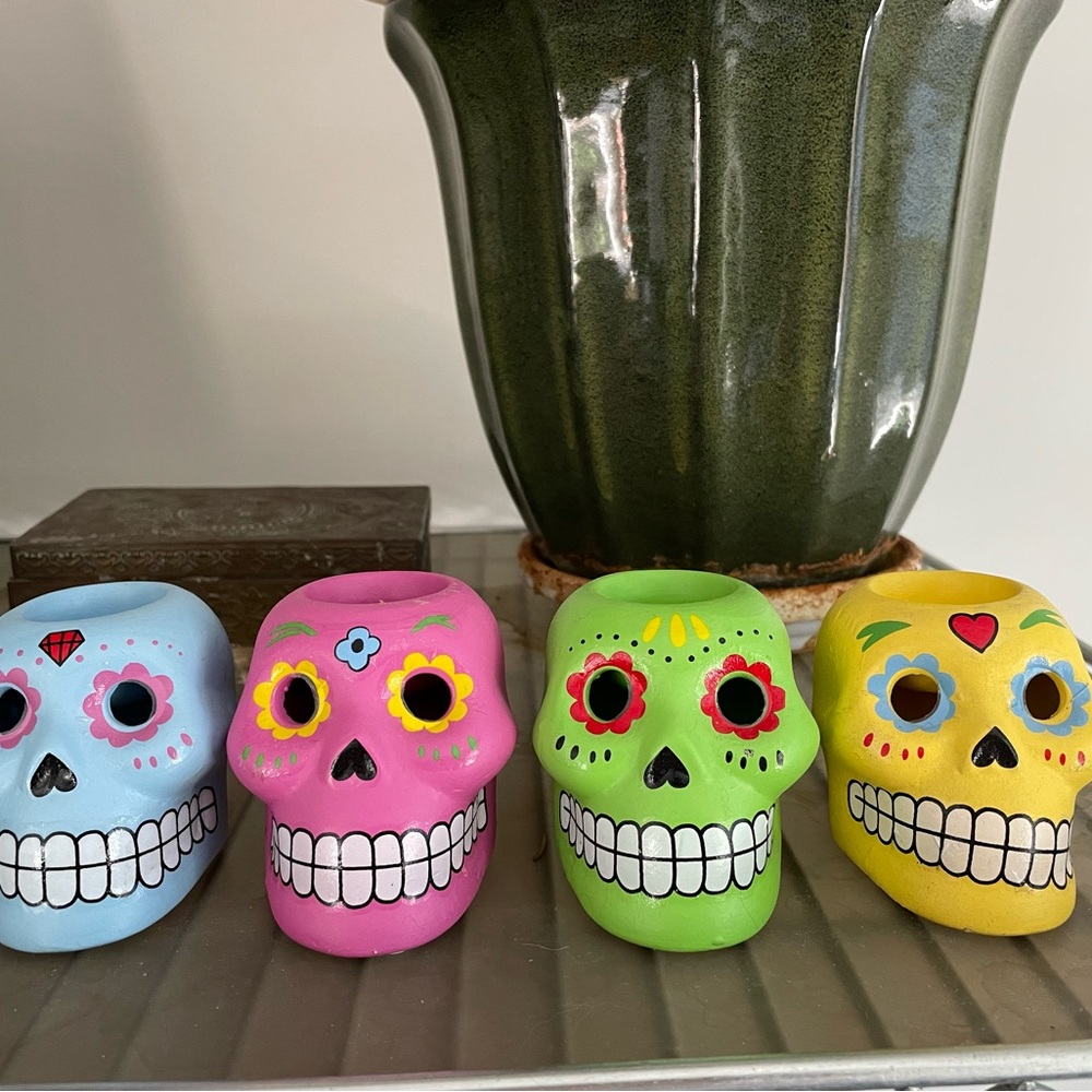 Day of the Dead air plant planters (4)